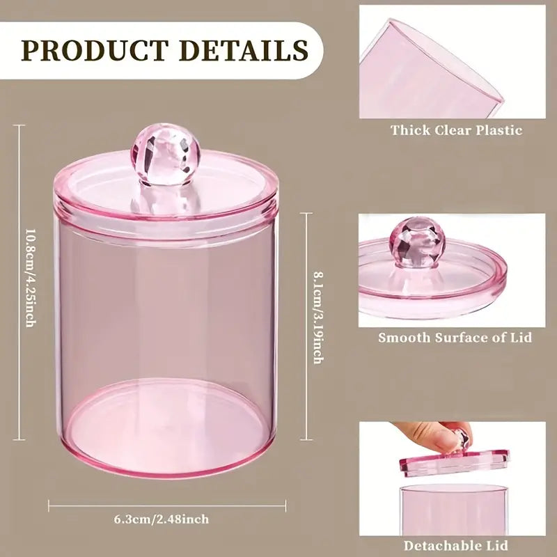 Cotton swab storage box