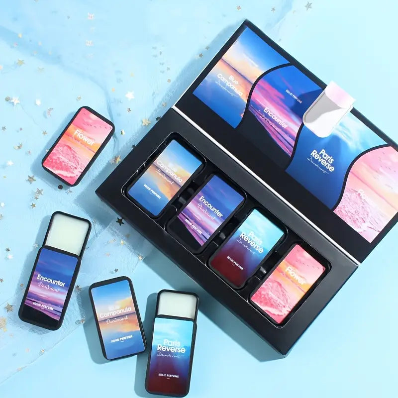 Portable solid perfume