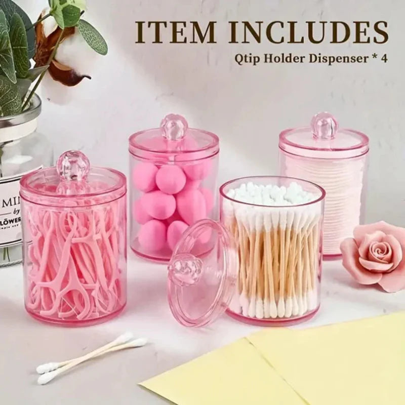 Cotton swab storage box